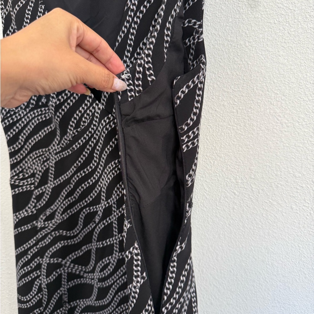 MICHAEL KORS Status Print Stretch Twill Mini Dress size XSmall - Picture 9 of 12